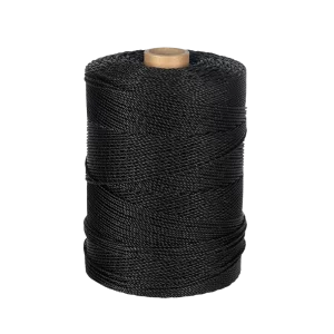 Plasmódia: Rolo preto de corda de Polietileno de torção macia