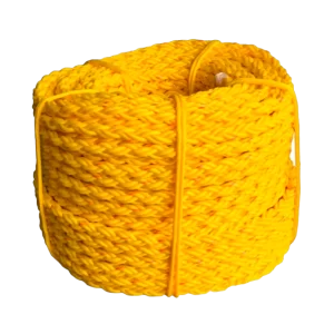 Plasmódia: Rolo amarelo de cabo naval de 8 pernas de monofilamento em Polipropileno