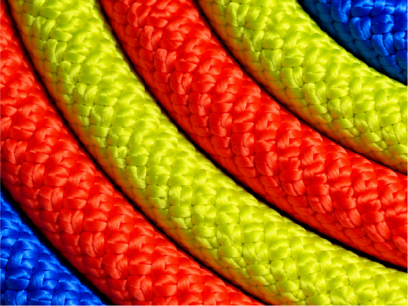 Corda dinâmica Brava 9,5 mm | cores espiral | Plasmódia