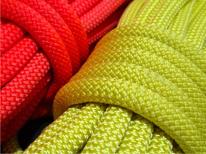 Corda dinâmica Brava 9,5 mm | meadas cores amarelo e laranja | Plasmódia